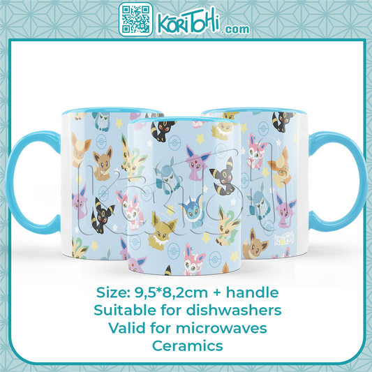 Taza Eevees sublimada