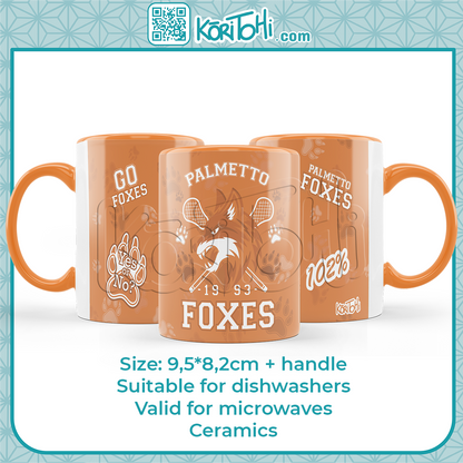 Taza Palmetto Foxes sublimada