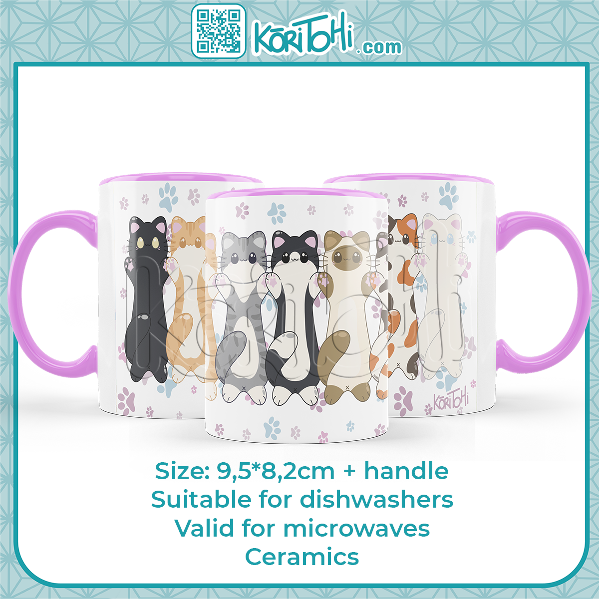Taza Gatos cuquis sublimada