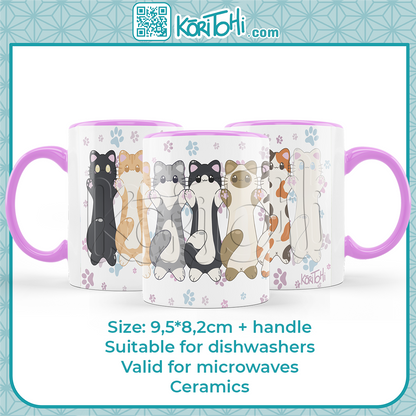 Taza Gatos cuquis sublimada